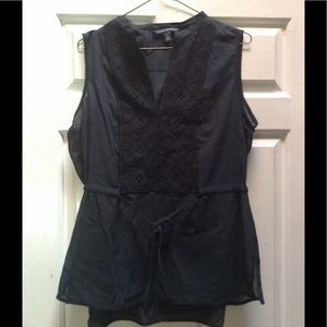 Banana Republic black shirt